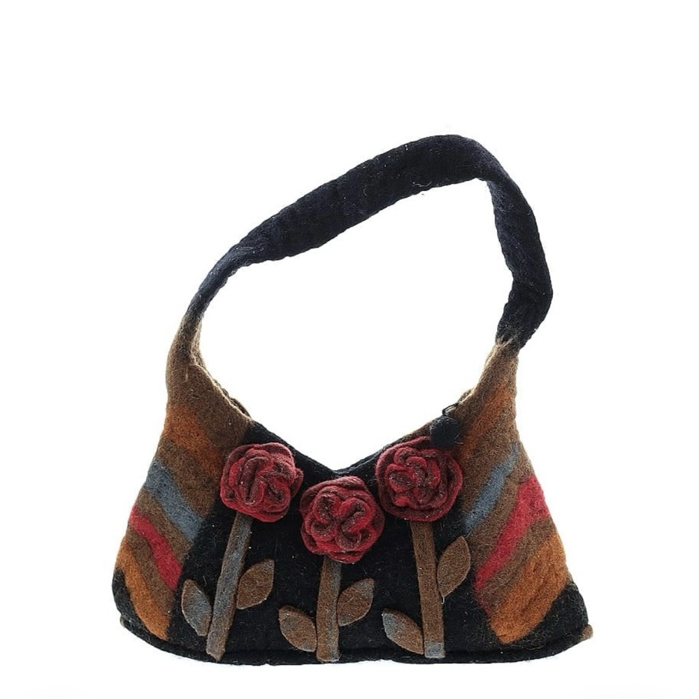 Rising Tide Multicolor Floral Satchel